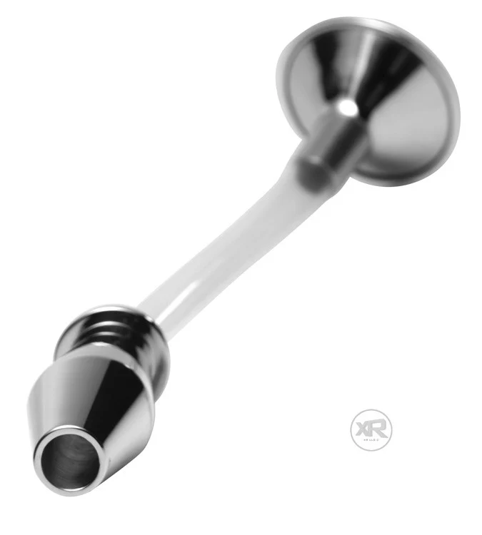 Stainless Steel Ass Funnel with Hollow Anal Plug - Image 4