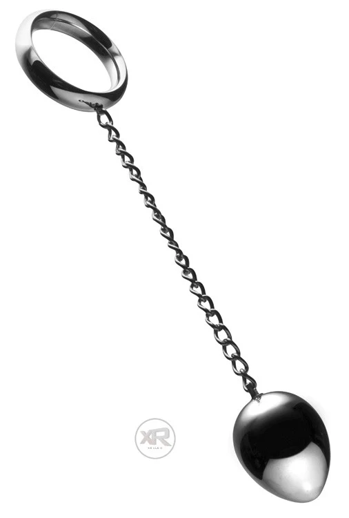 Stainless Steel Cock Ring and Anal Plug - Image 2