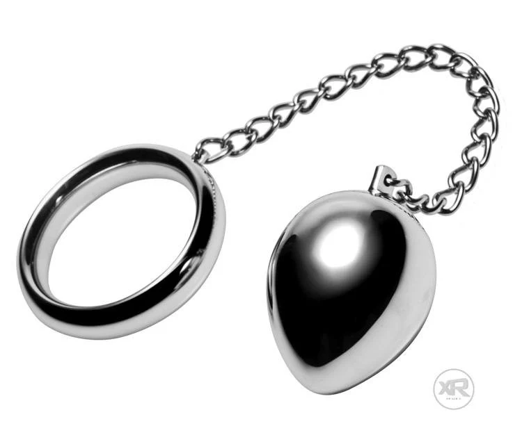 Stainless Steel Cock Ring and Anal Plug - Image 5
