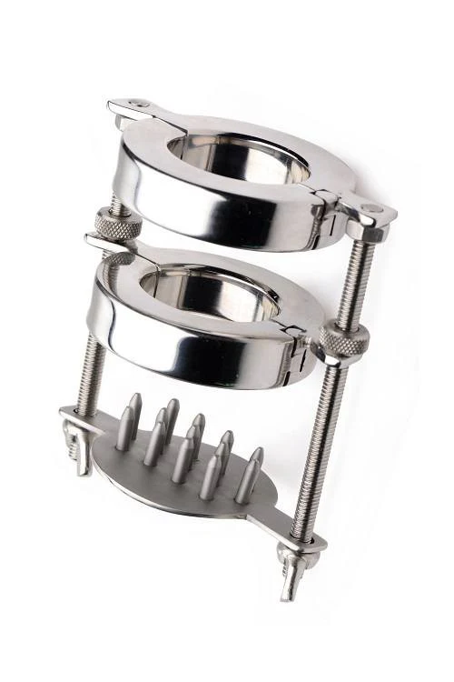 Stainless Steel Spiked CBT Ball Stretcher and Crusher - Image 11