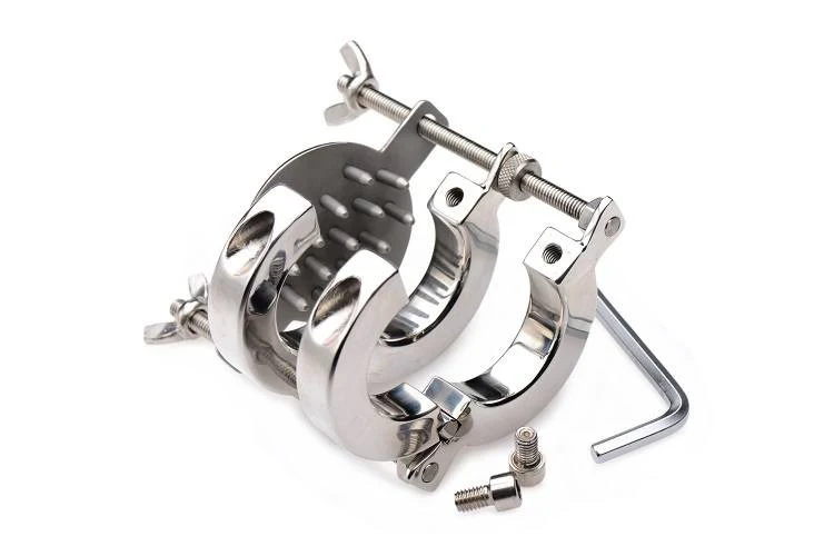 Stainless Steel Spiked CBT Ball Stretcher and Crusher - Image 5