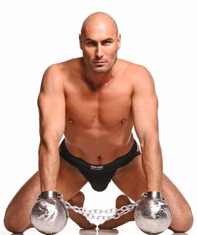 Steel Bondage Fist Mitts