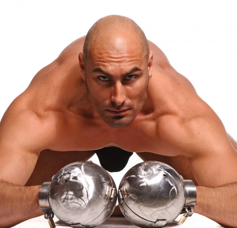 Steel Bondage Fist Mitts - Image 2