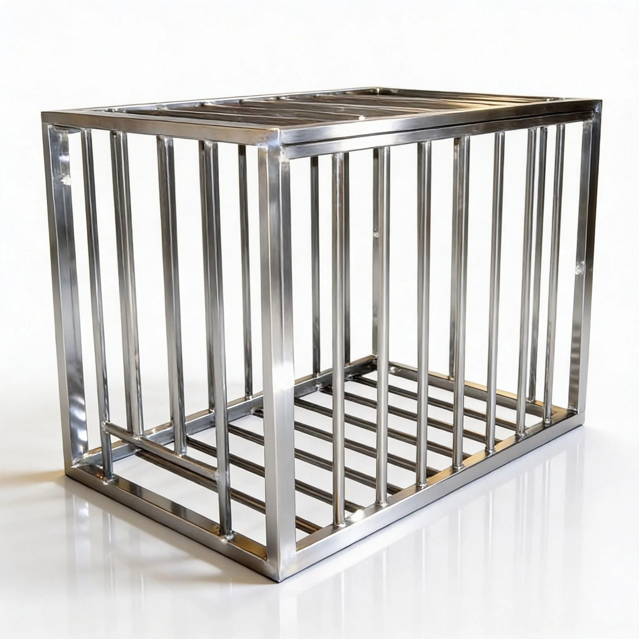 Steel Puppy Cage