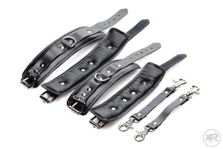 Strap Linked Bondage Cuffs - Image 5