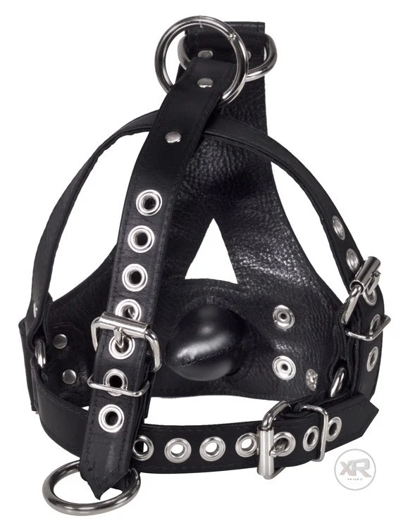 Strict Leather Bishop Head Harness Gag - Image 5