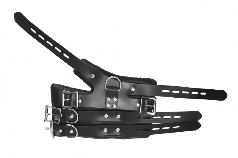 Strict Leather Four Buckle Suspension Cuffs - Image 6