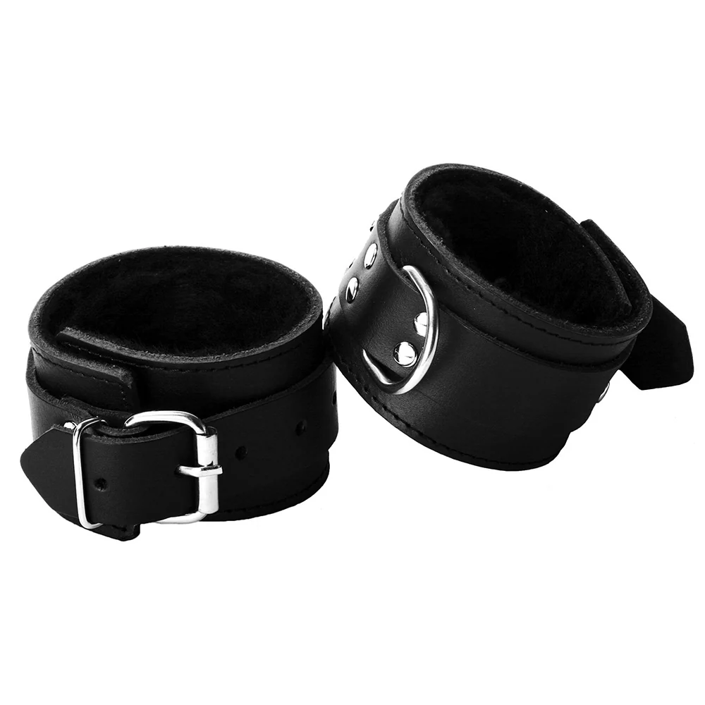 Strict Leather Fur Lined Wrist or Ankle Cuffs - Image 2