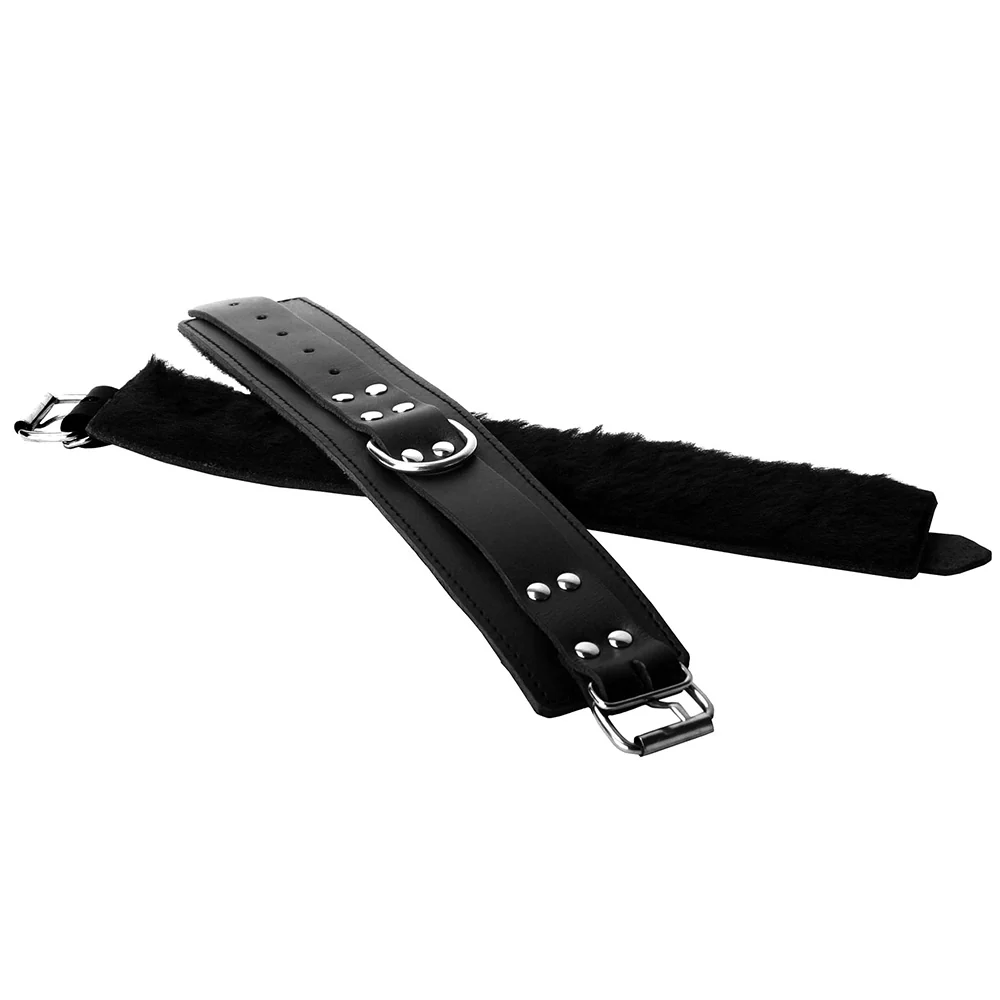 Strict Leather Fur Lined Wrist or Ankle Cuffs - Image 3