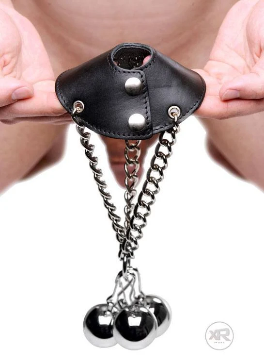 Strict Leather Parachute Ball Stretcher w/ Spikes - Image 2