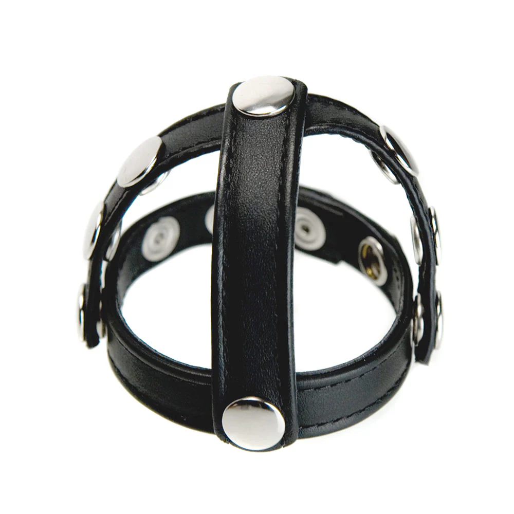 Strict Leather Snap-On Cock and Ball Harness - Image 3