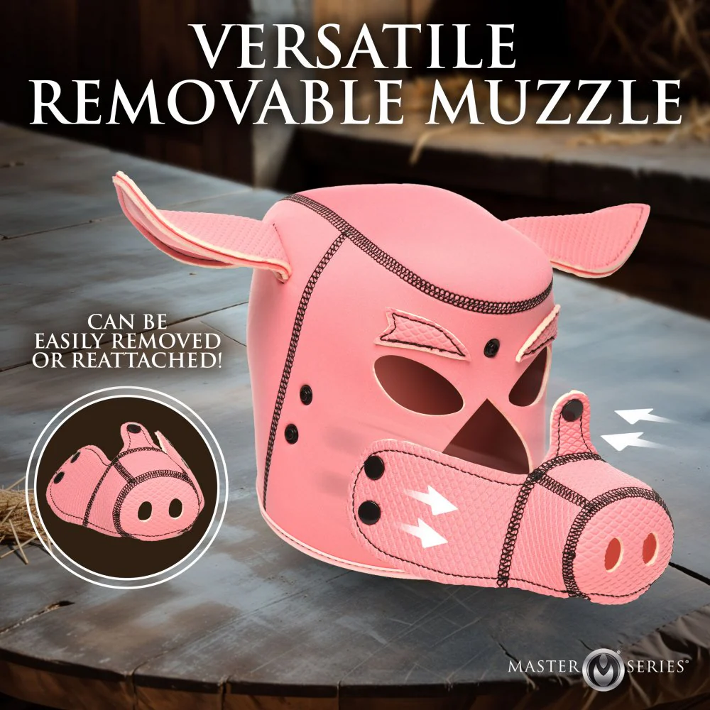 Swine Pig Neoprene Hood - Image 4