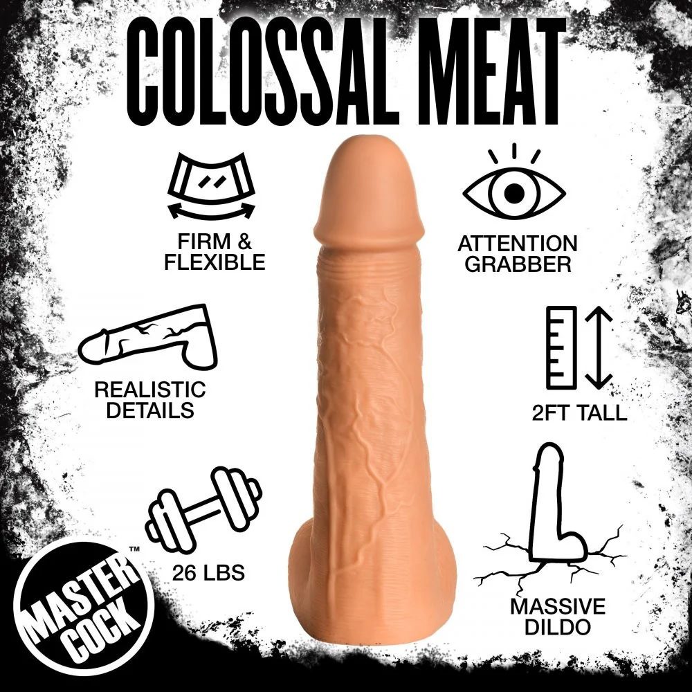Light Moby Huge 2 Foot Tall Super Dildo - Image 5