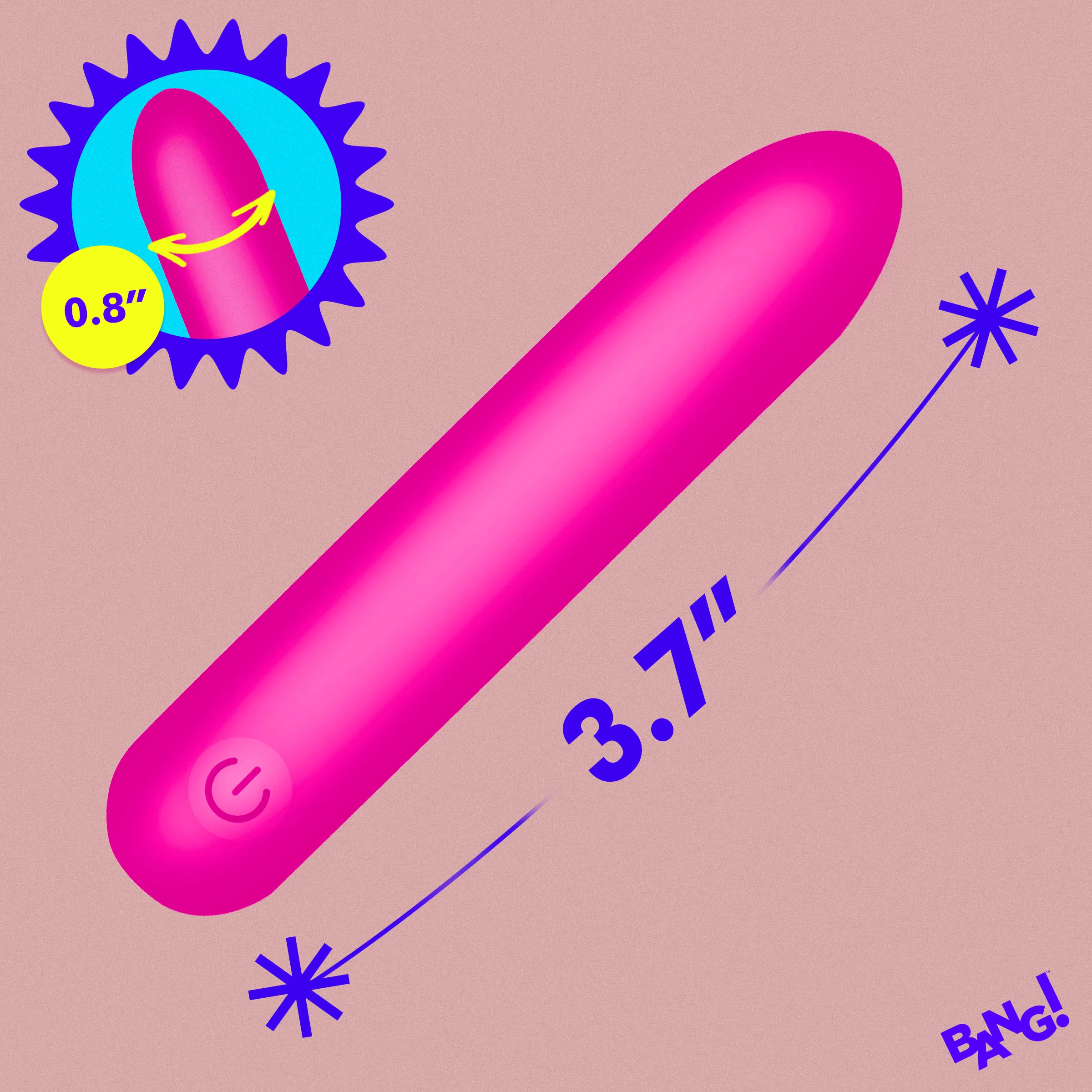 Tapered Flexible Silicone Bullet - Image 7