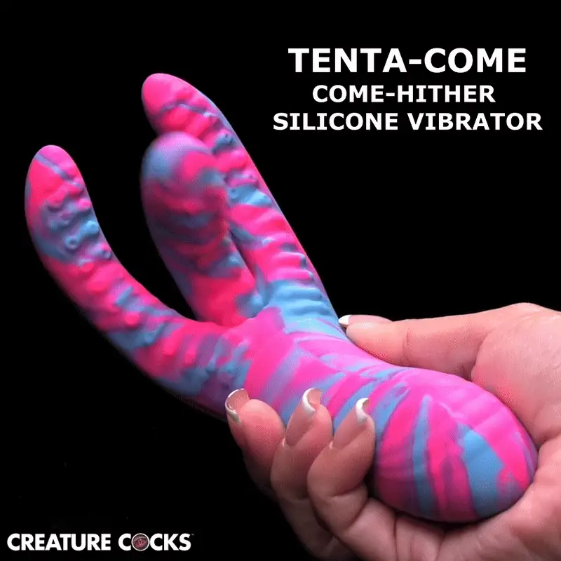 Tenta-Come Come-Hither Silicone Vibrator - Image 2