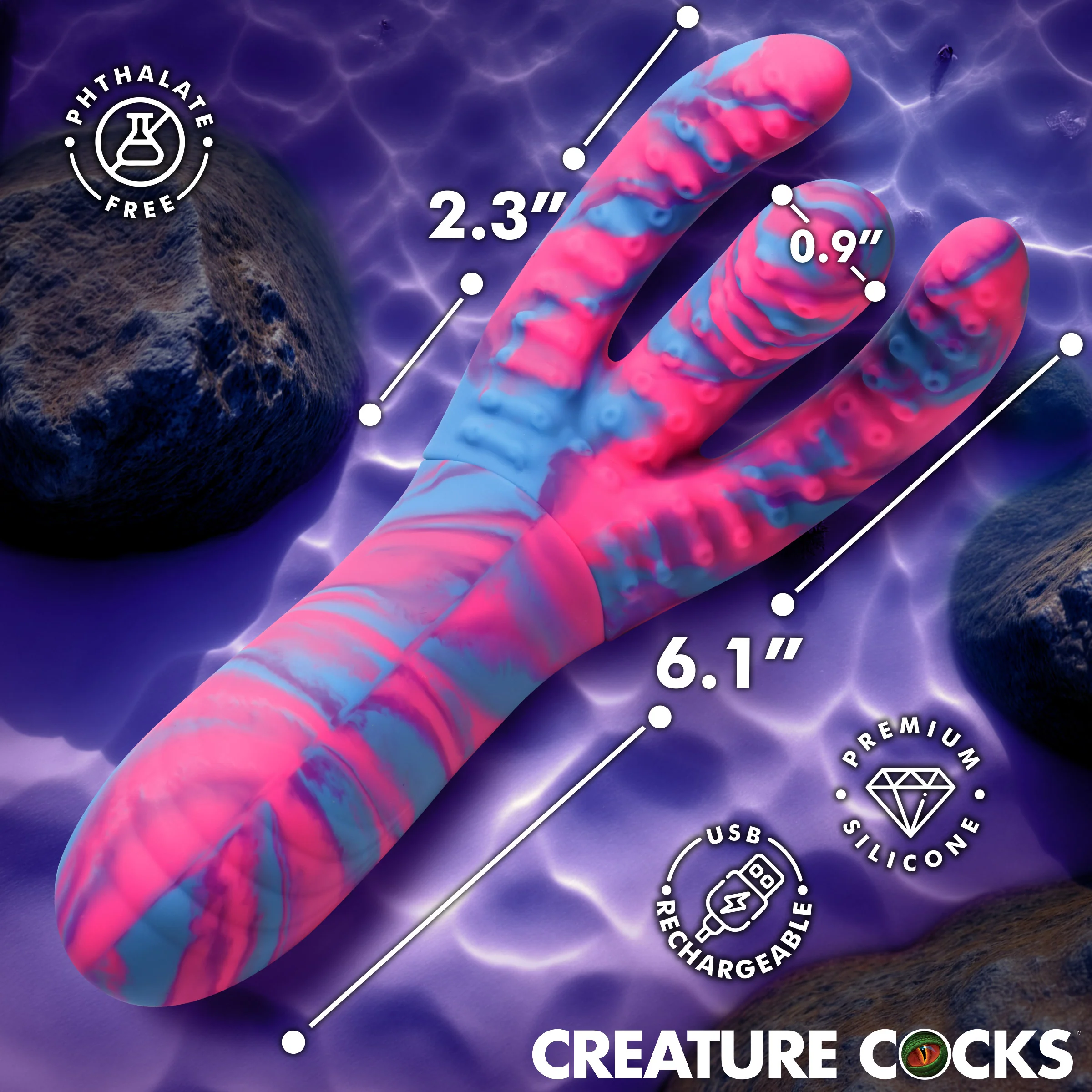 Tenta-Come Come-Hither Silicone Vibrator - Image 6