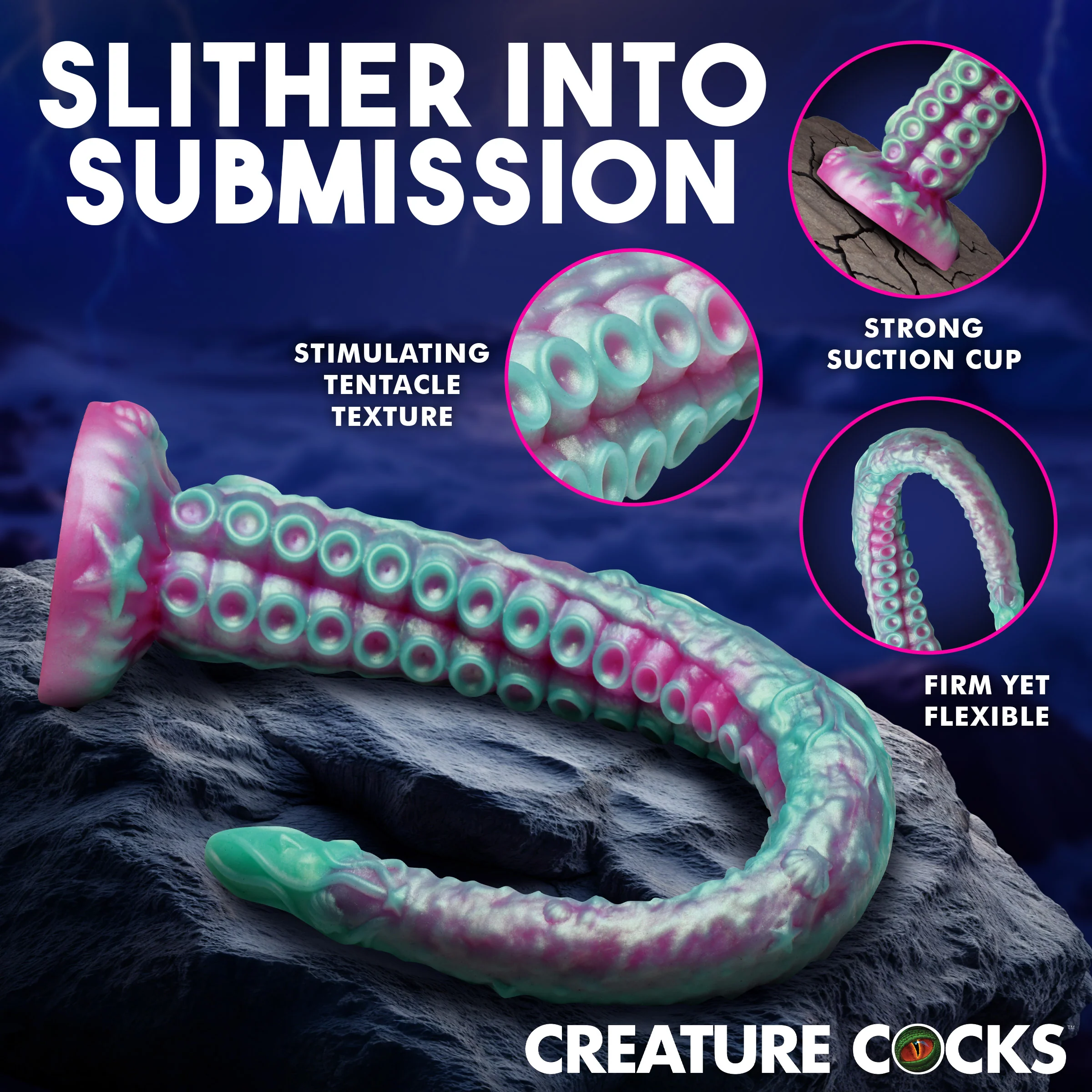 Tenta Harness Silicone Dildo with Harness - Image 6