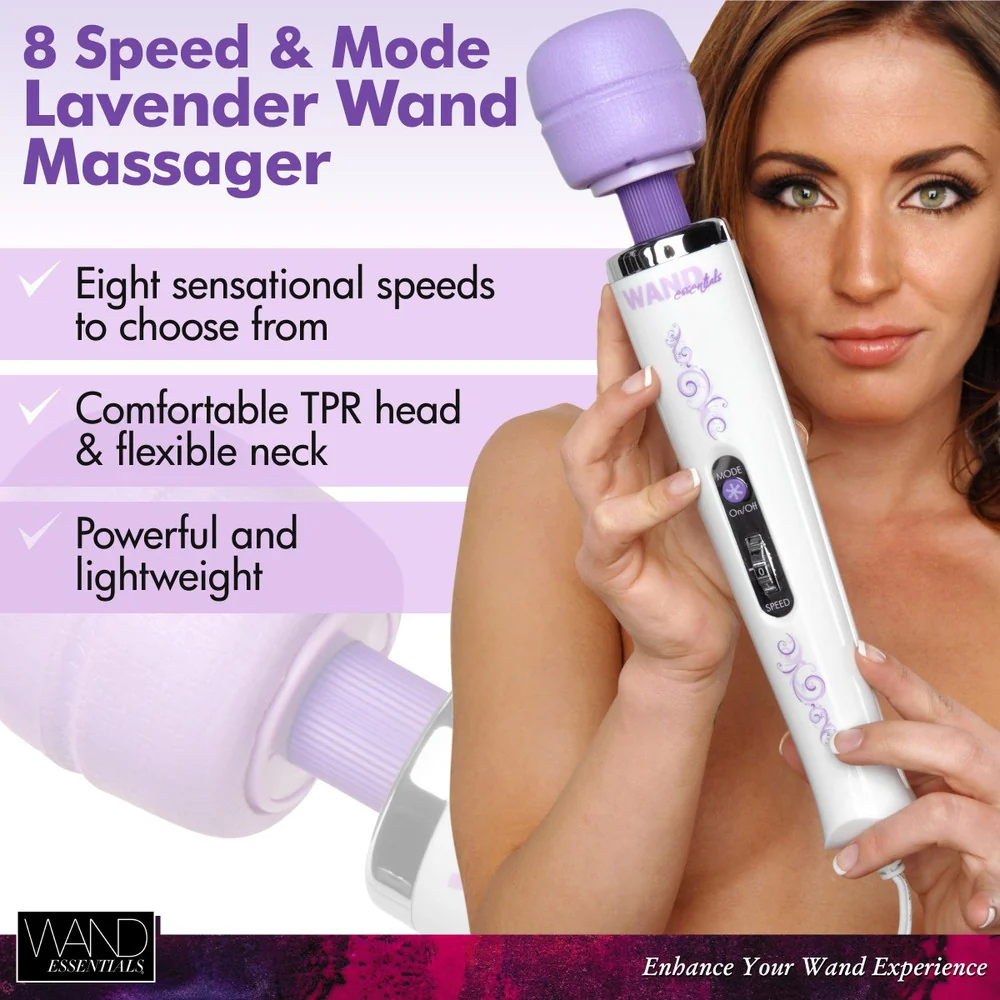 The 8-Speed, 8-Function Wand Massager - 110v US - Image 2