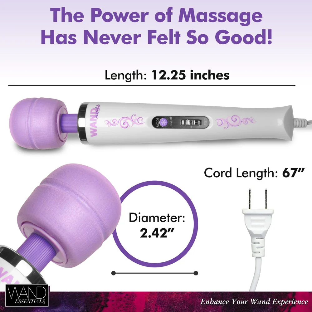 The 8-Speed, 8-Function Wand Massager - 110v US - Image 6