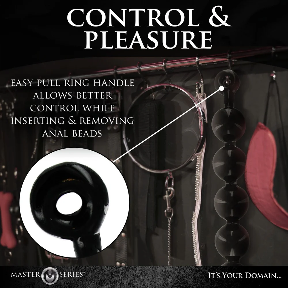 The Black Baller Anal Beads - Image 7