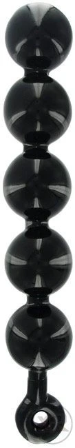 The Black Baller Anal Beads - Image 9