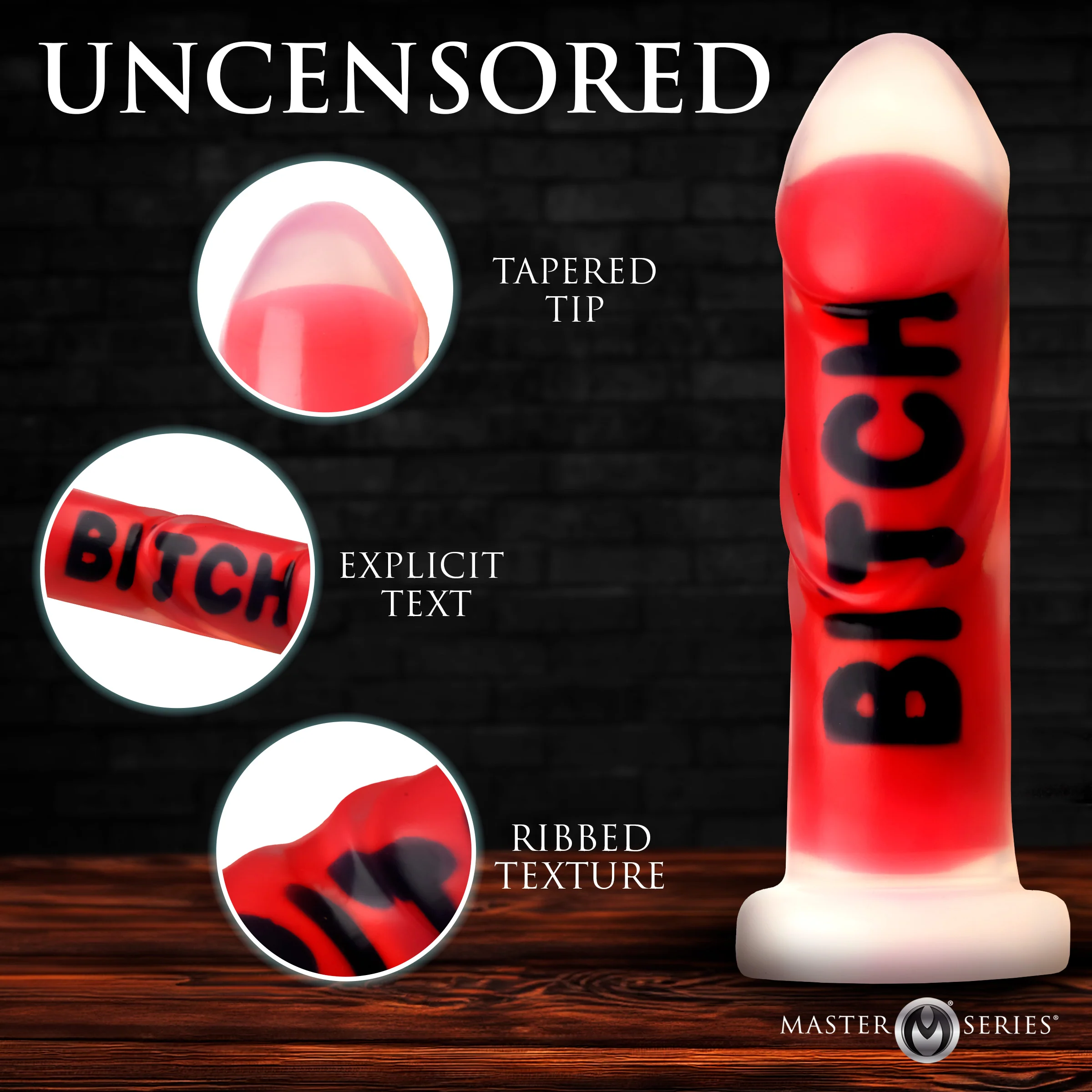 The Explicit Text Silicone Dildo - Image 4