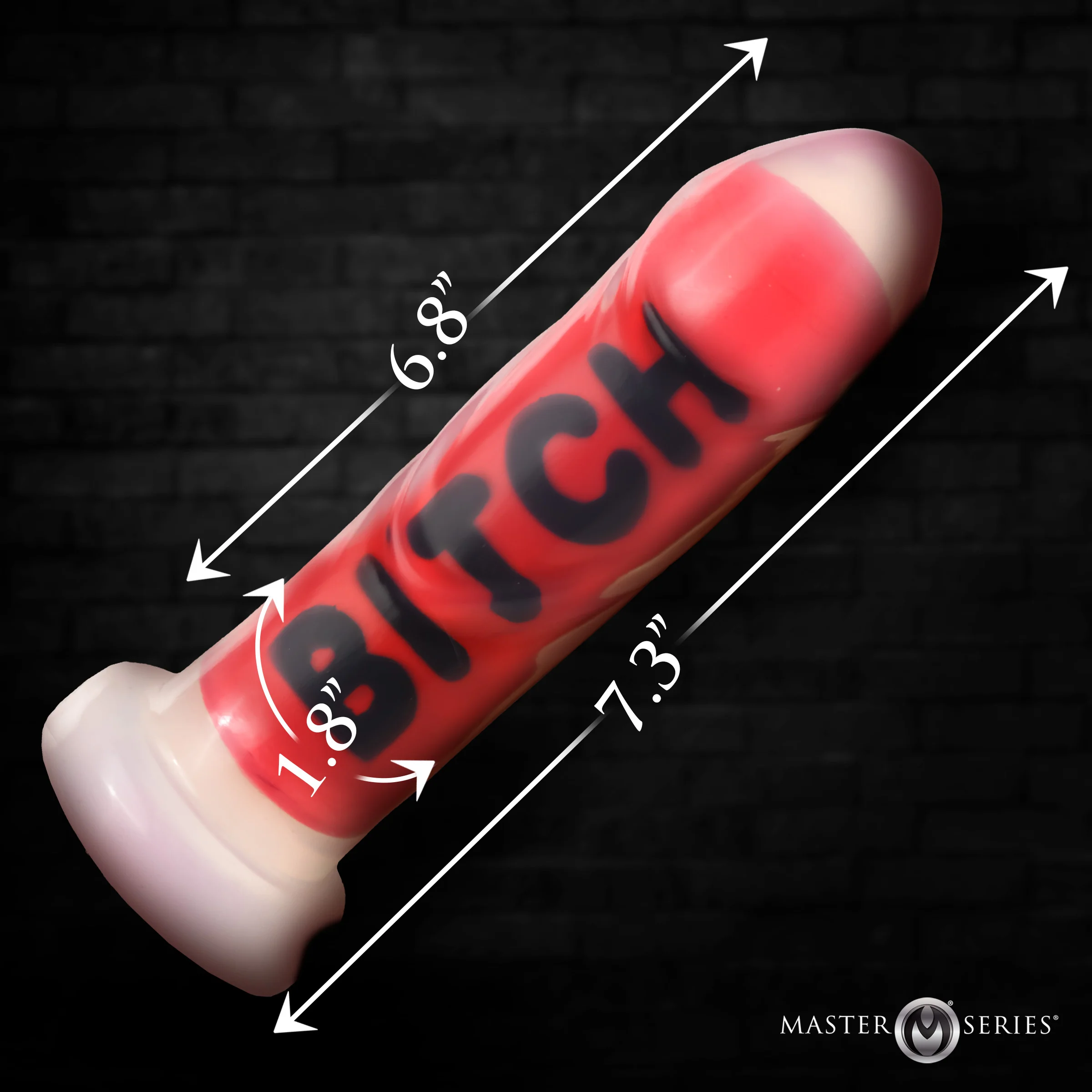 The Explicit Text Silicone Dildo - Image 6
