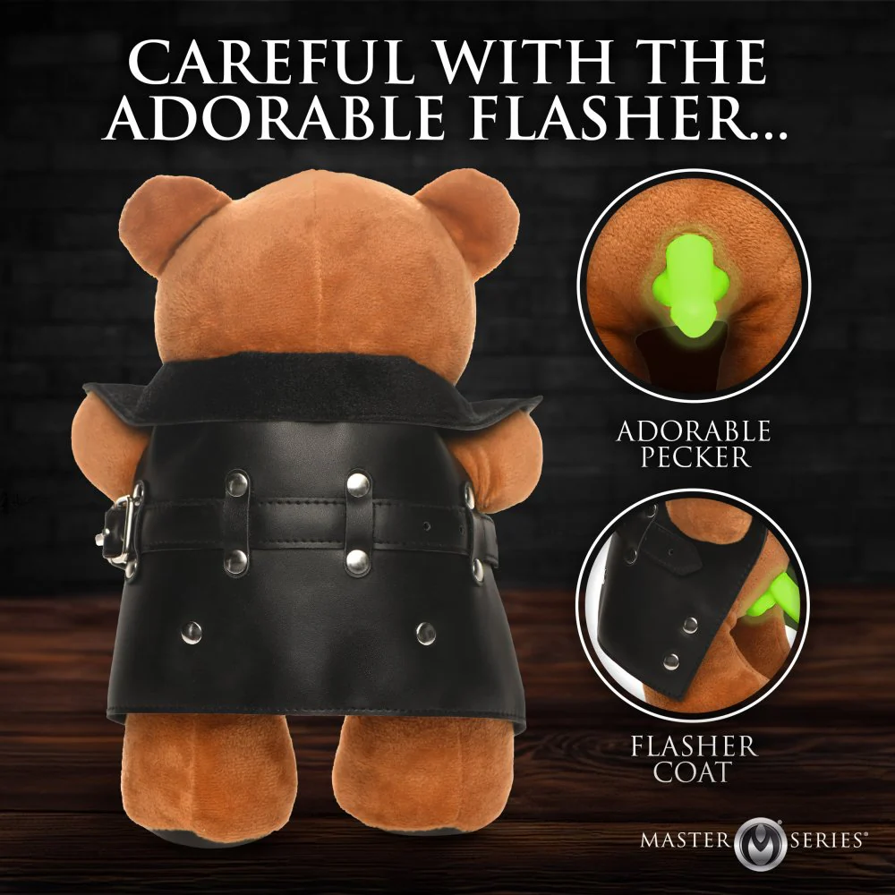 The Flasher Glow-in-the-Dark Exhibitionist Teddy Bear - Image 3