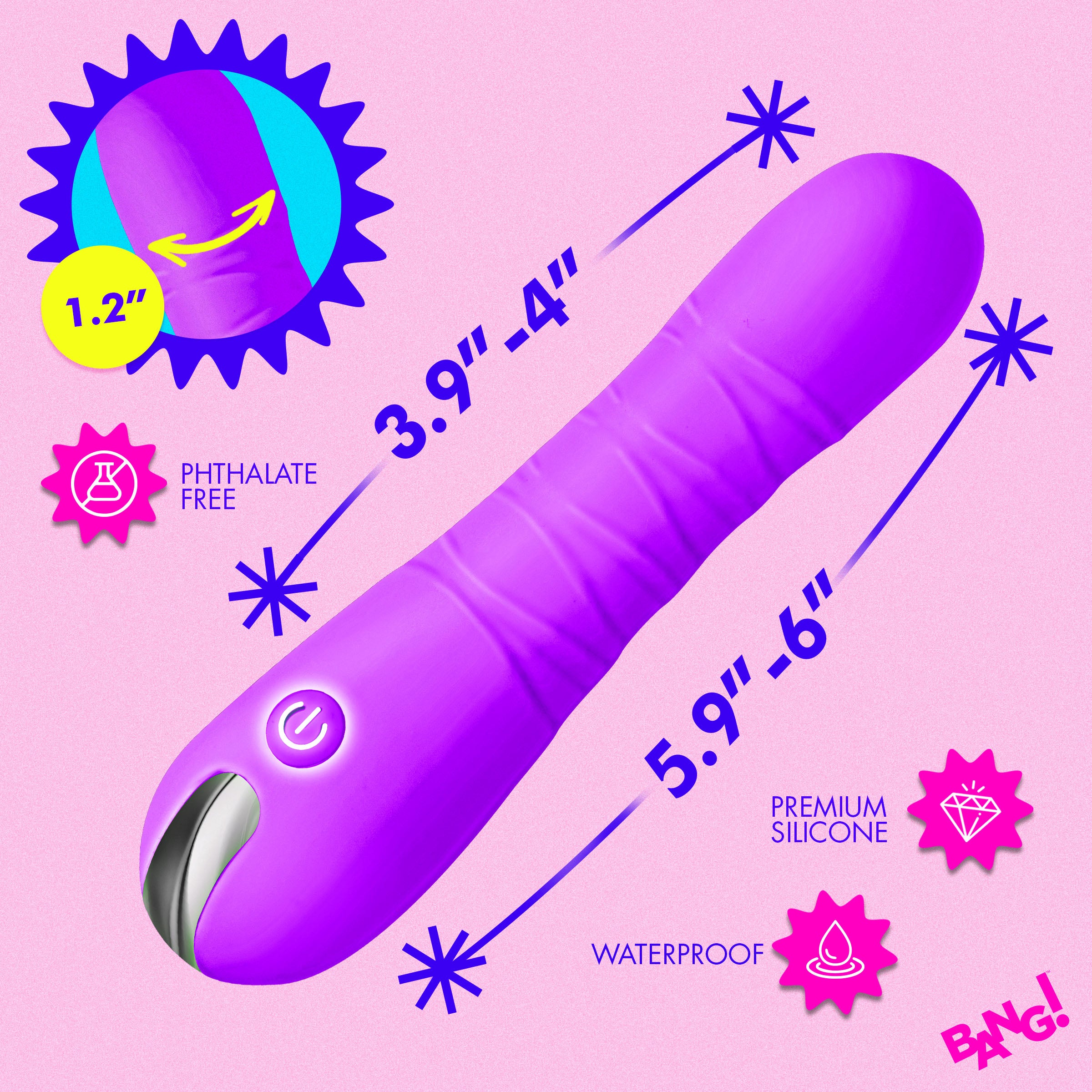 Thrusting Silicone Dildo - Image 4