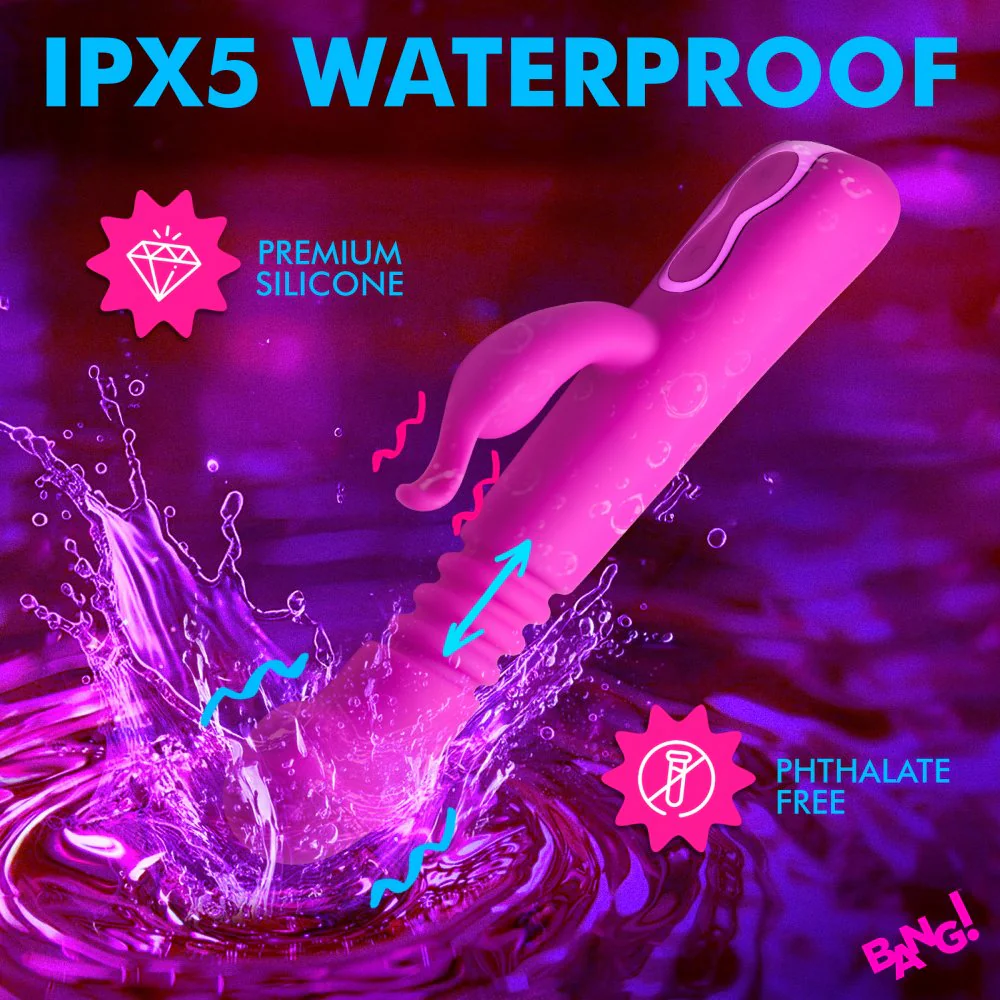 Thrusting Silicone Rabbit Vibrator - Image 5