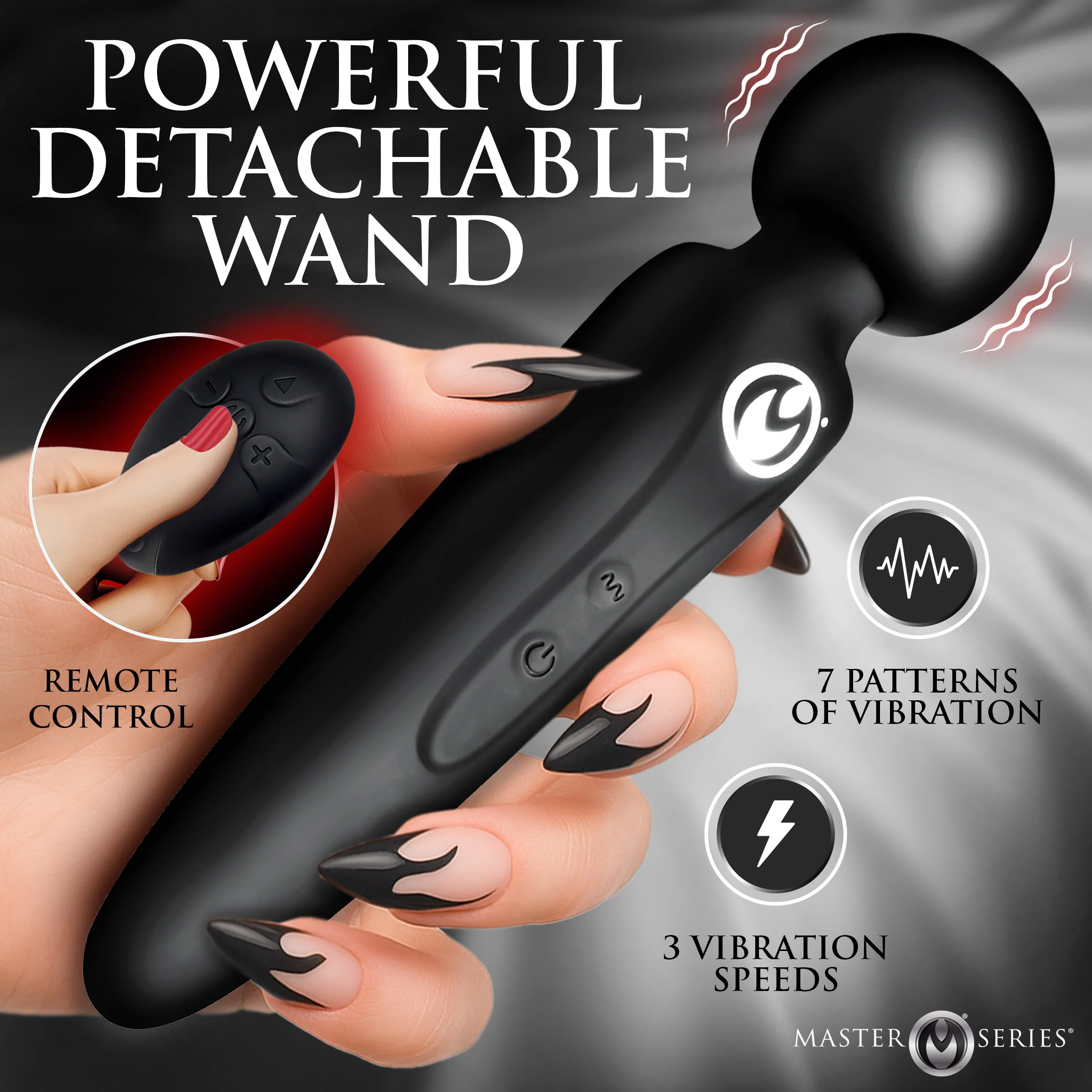 Thunderstick Forced Orgasm Thigh Strap and Wand Set - Image 4
