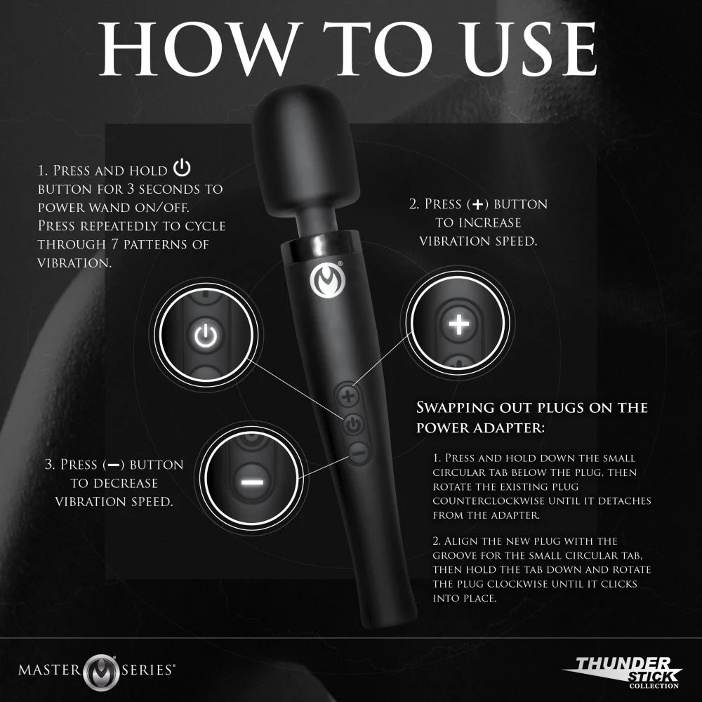 Thunderstick Pro Silicone Wand Massager - Image 10