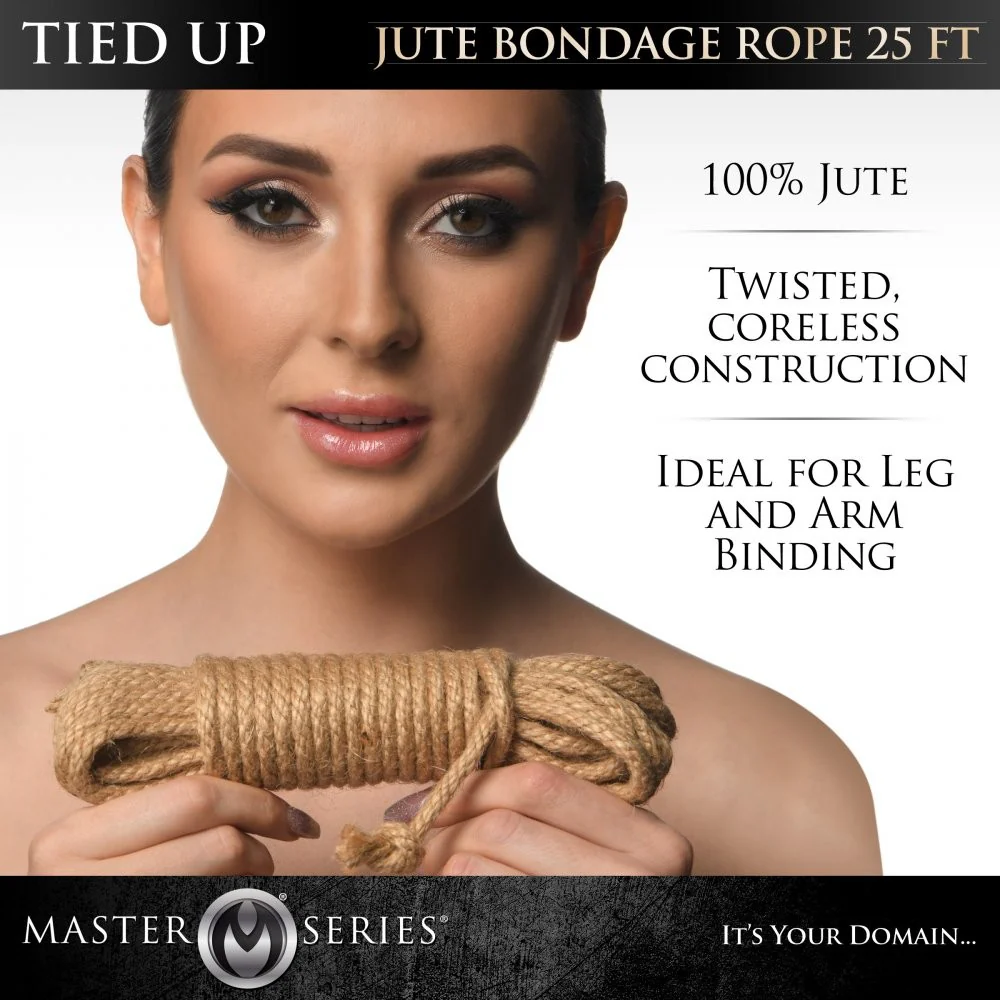Tied Up Jute Bondage Rope - Image 2