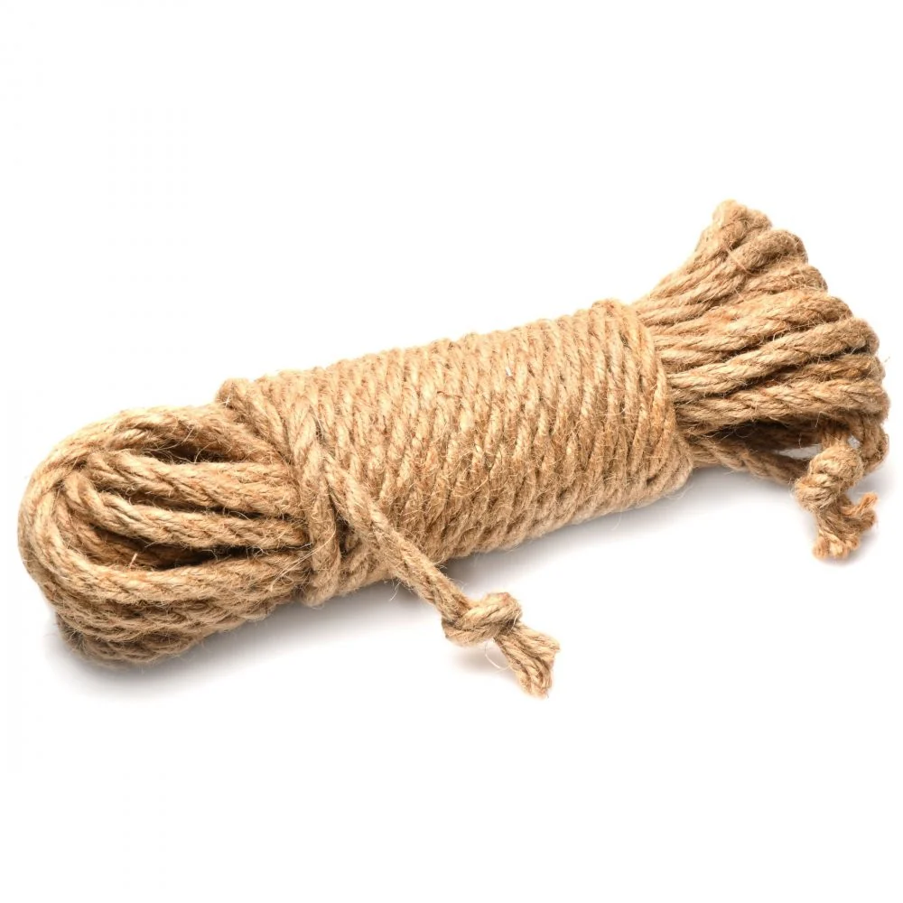 Tied Up Jute Bondage Rope - Image 4