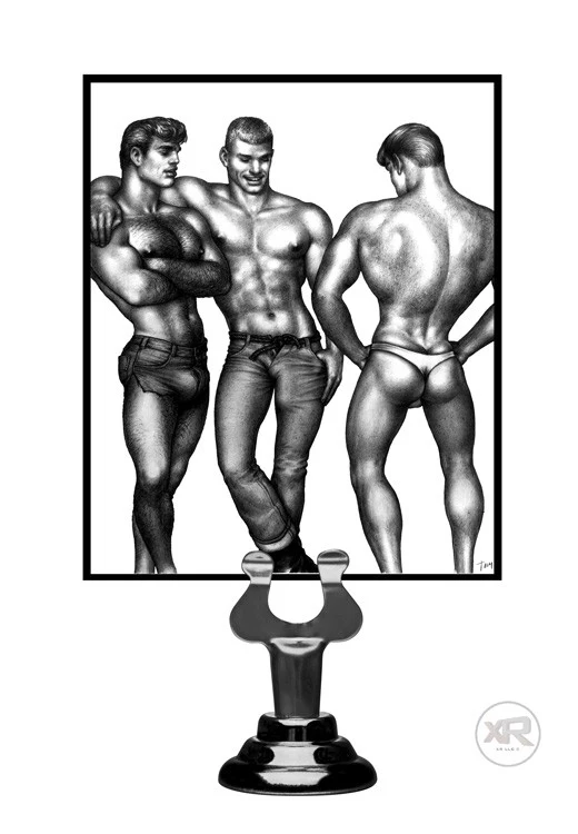 Tom of Finland Black 3 Piece Silicone Cock Ring Set - Image 2