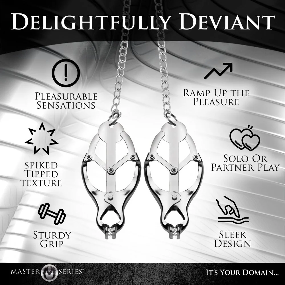 Tyrant Spiked Clover Nipple Clamps - Image 6