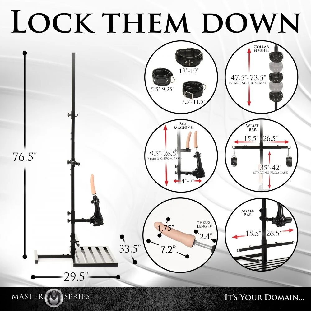 Ultimate Enforcer Forced Orgasm Tower with Sex Machine - Image 5