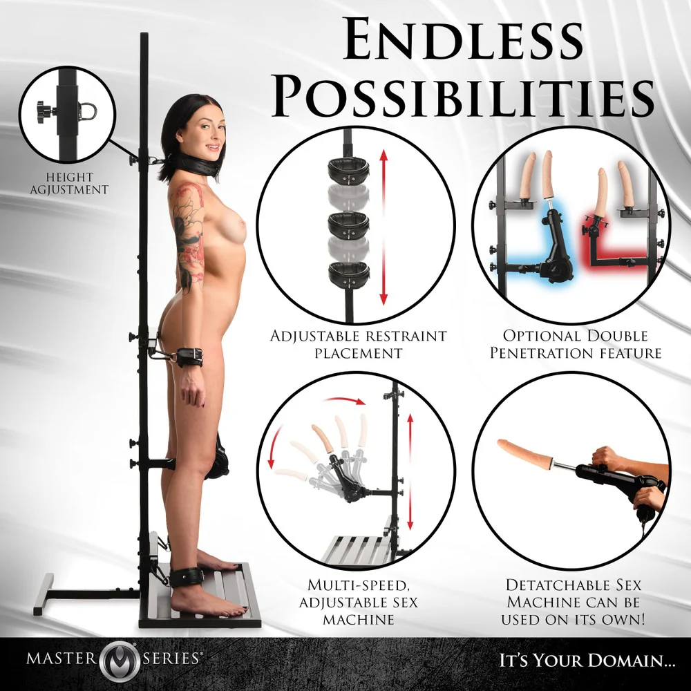 Ultimate Enforcer Forced Orgasm Tower with Sex Machine - Image 7