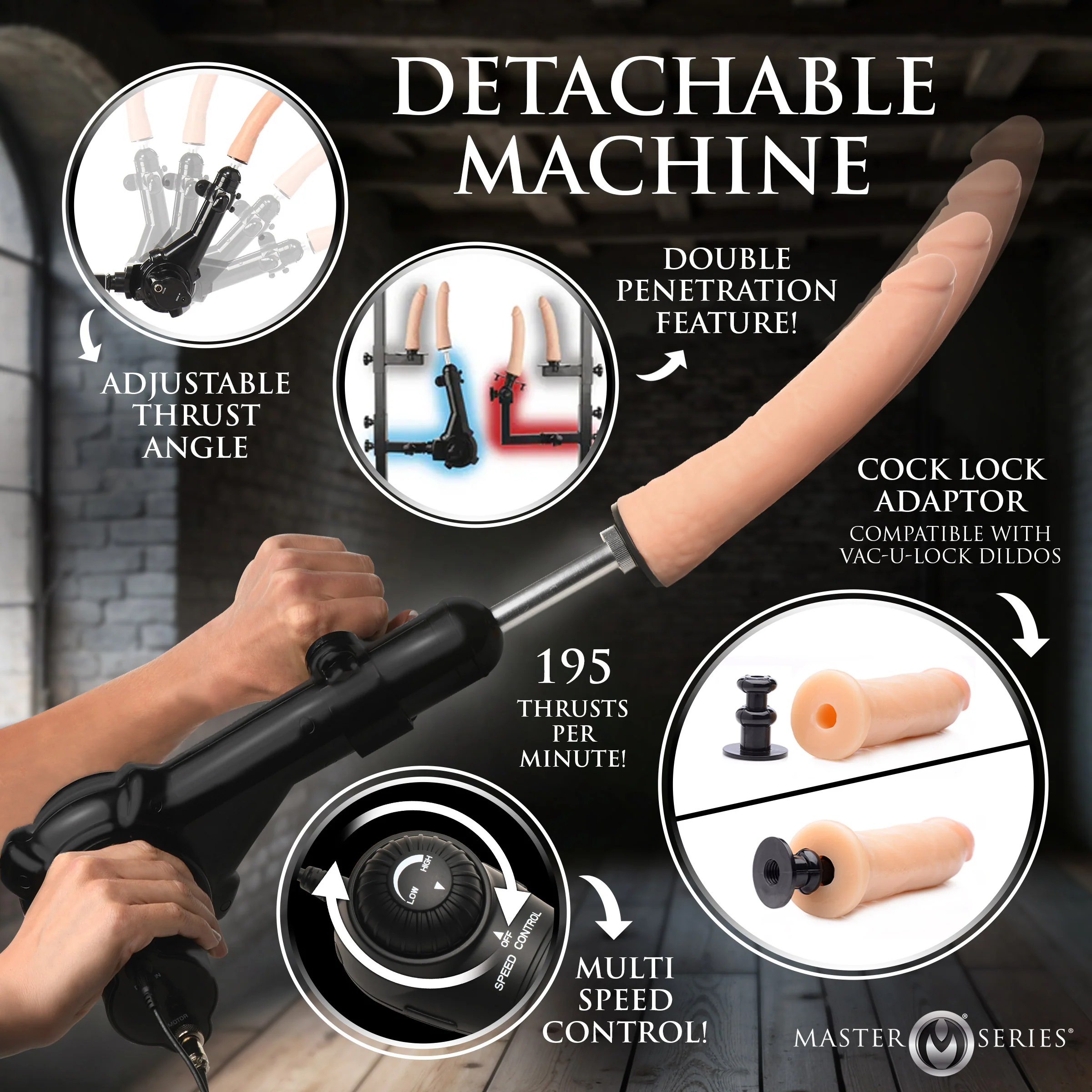 Ultimate Enforcer Forced Orgasm Tower with Sex Machine - Image 8