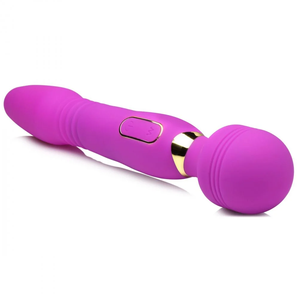 Ultra Thrust-Her Deluxe Thrusting and Vibrating Silicone Wand - Image 10
