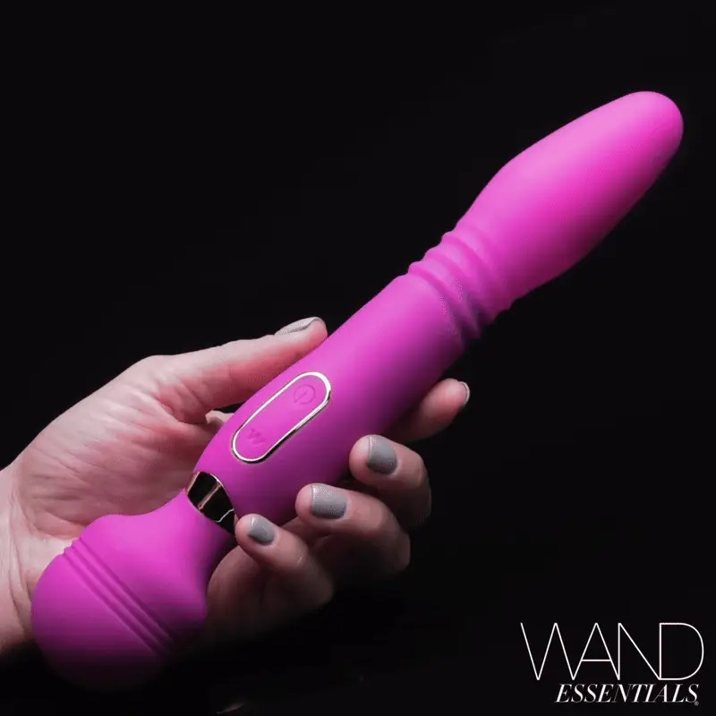 Ultra Thrust-Her Deluxe Thrusting and Vibrating Silicone Wand - Image 3