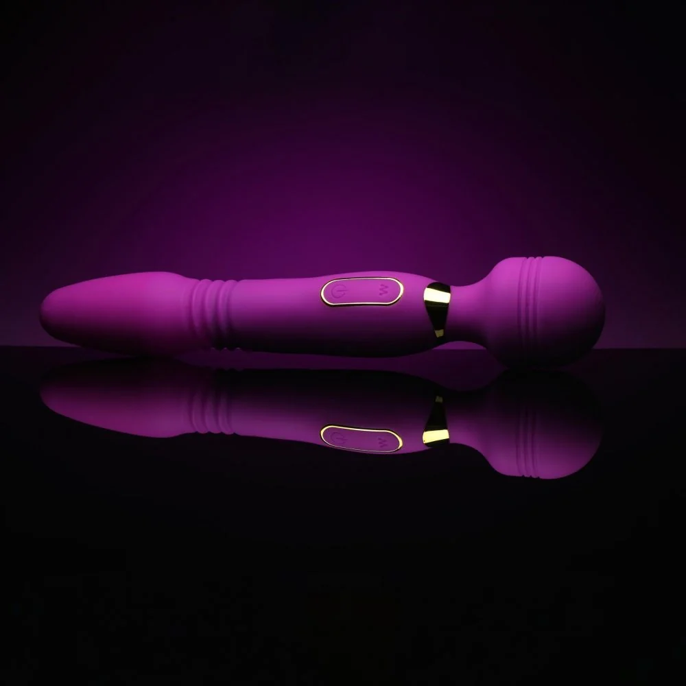 Ultra Thrust-Her Deluxe Thrusting and Vibrating Silicone Wand - Image 8