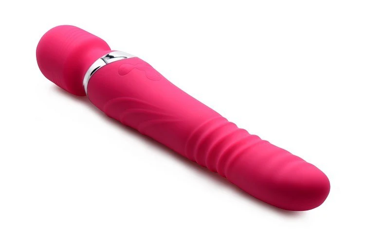 Ultra Thrusting and Vibrating Silicone Wand - Image 3