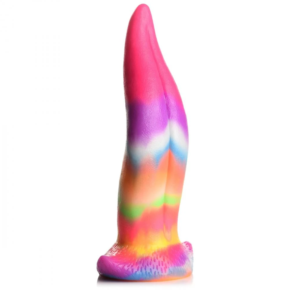 Unicorn Kiss Unicorn Tongue Glow-in-the-Dark Silicone Dildo - Image 7
