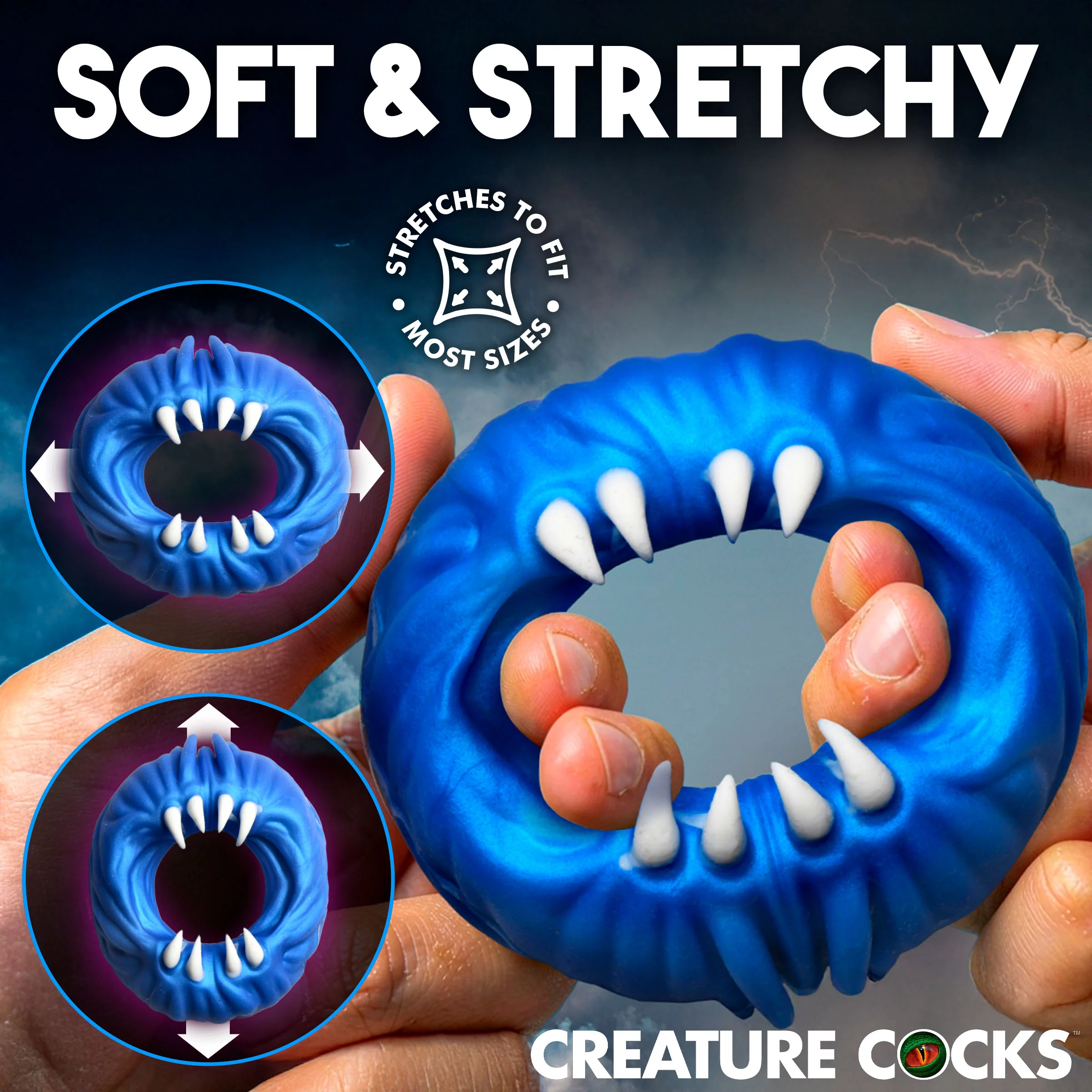 Venom Loop Silicone Cock Ring - Image 3