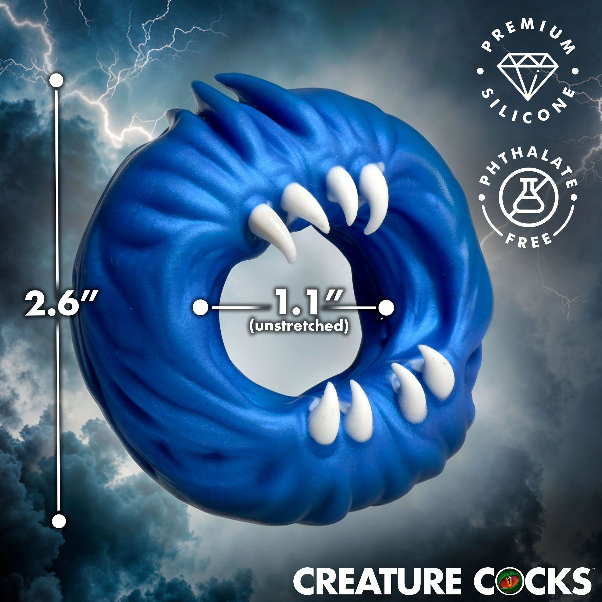 Venom Loop Silicone Cock Ring - Image 4