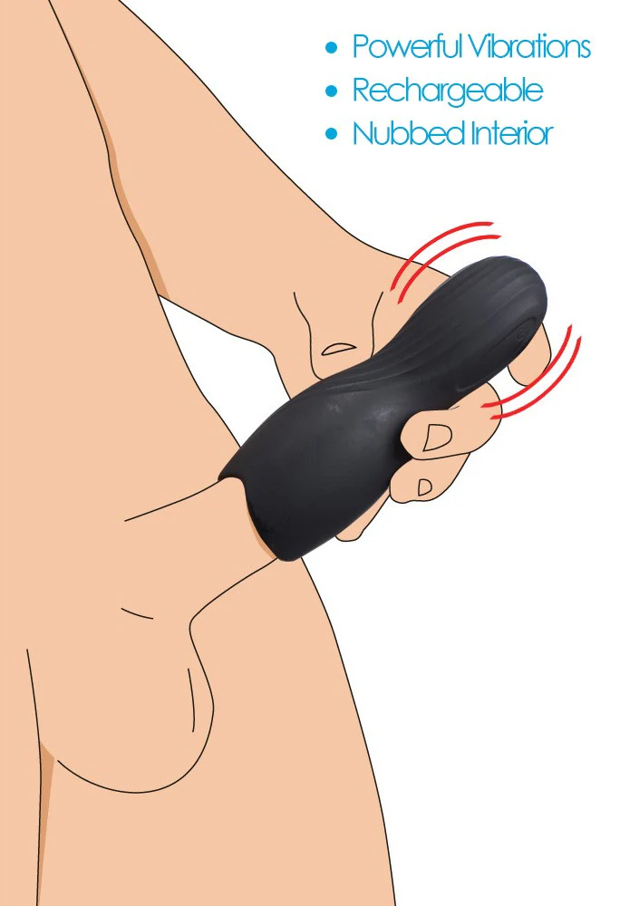 Vibrating Rechargeable Penis Pleaser - Image 2