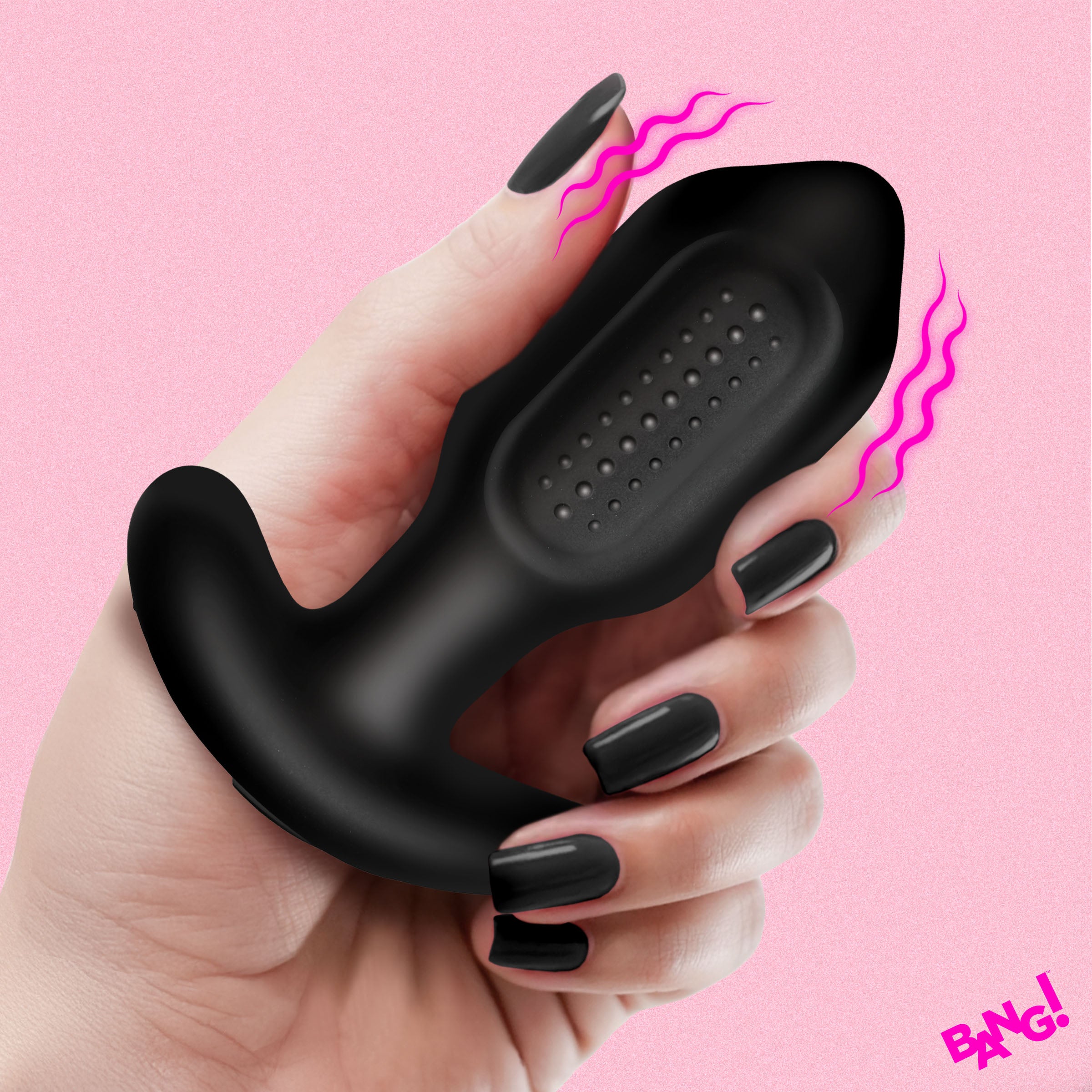 Vibrating Silicone Butt Plug