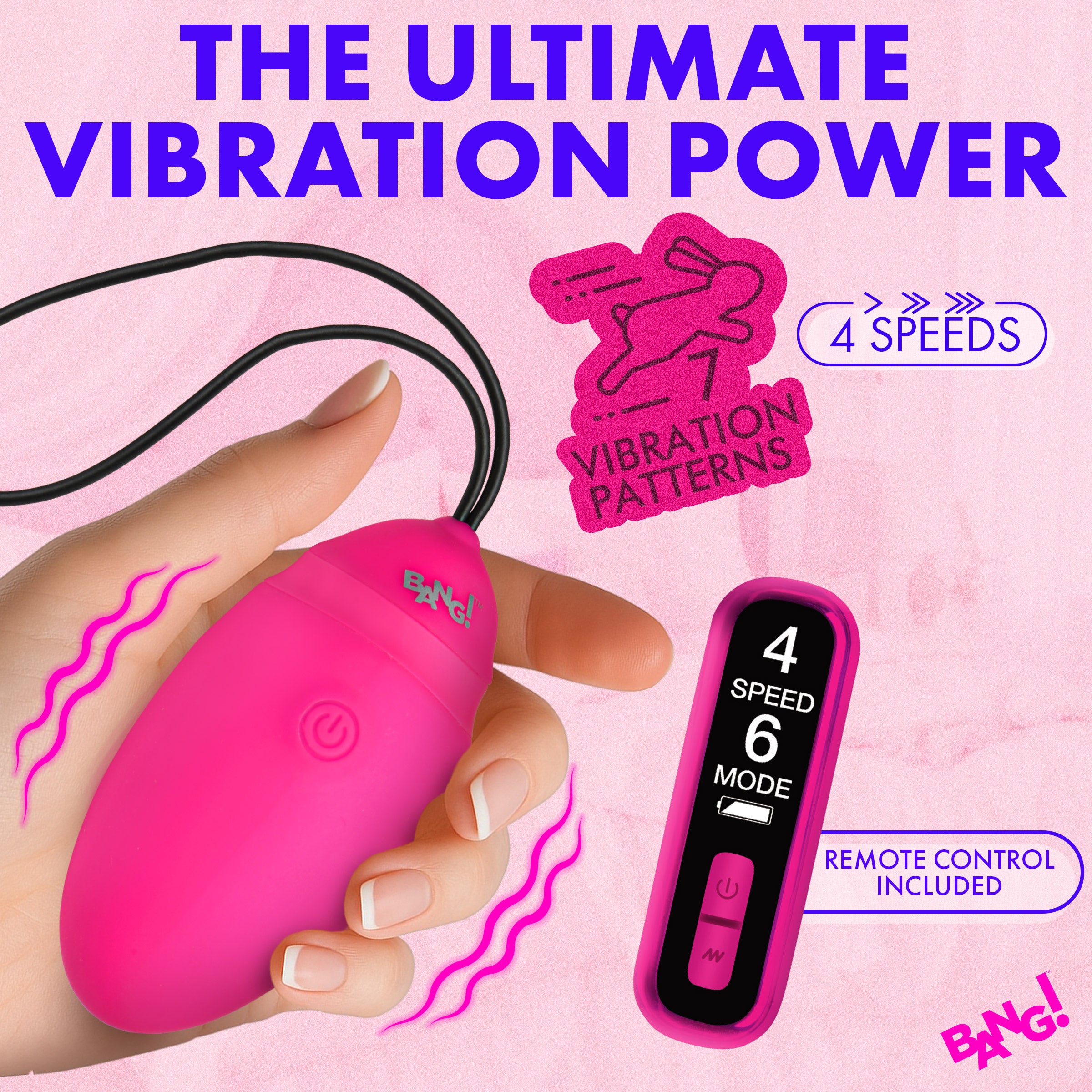 Vibrating Silicone Egg with Digital Remote - Image 3