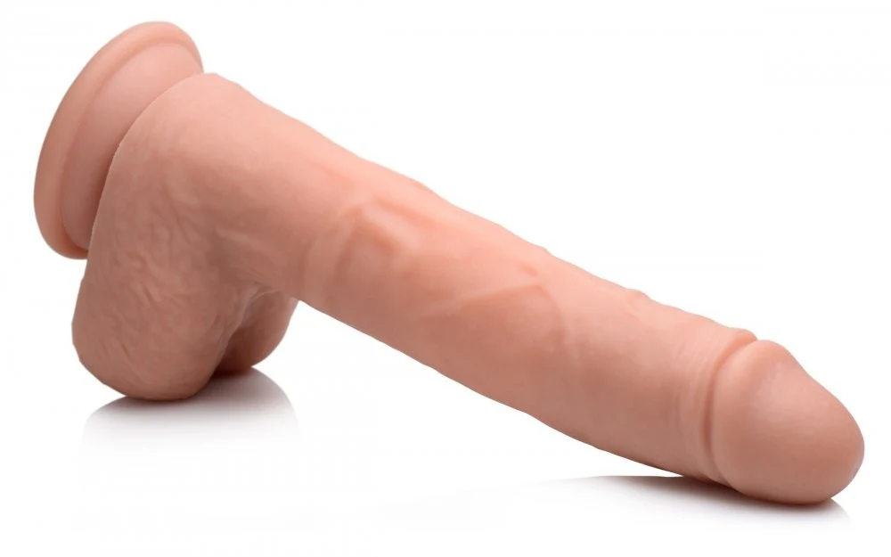 Thrusting & Vibrating Remote Control Silicone Dildo - Image 3